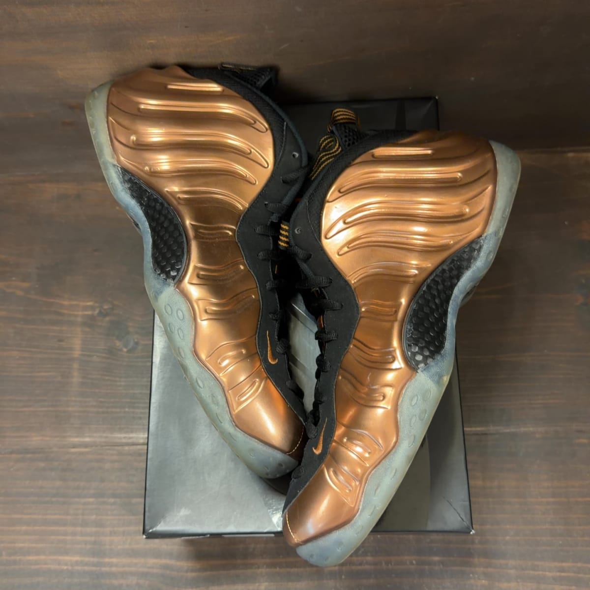 Nike Air Foamposite One Copper (2017) Size 13 (Pre-Owned) - back