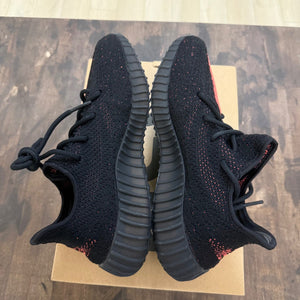 adidas Yeezy Boost 350 V2 Core Black Red Size 9 (Pre-Owned) - Image 7