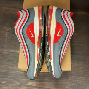 Nike Air Max 97 Dark Grey Gym Red Size 11 (Pre-Owned) - Image 4