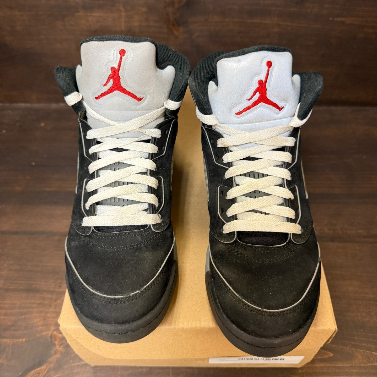 Jordan 5 Retro OG Black Metallic Reimagined (GS) Size 6.5Y (Pre-Owned) - Image 3