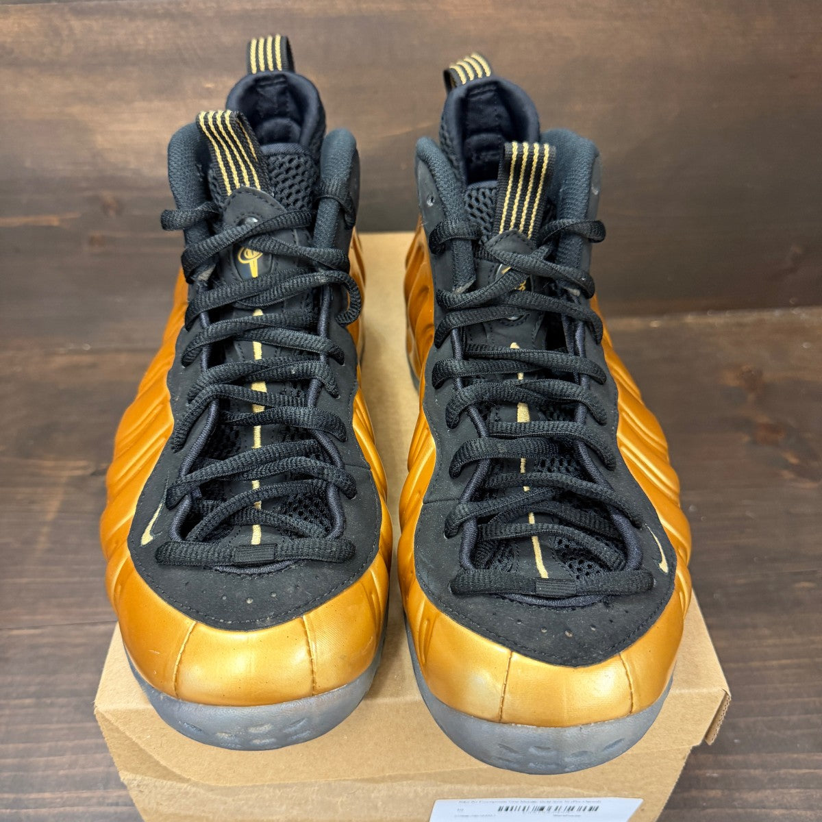 Nike Air Foamposite One Metallic Gold Size 10 (Pre-Owned) - Image 3