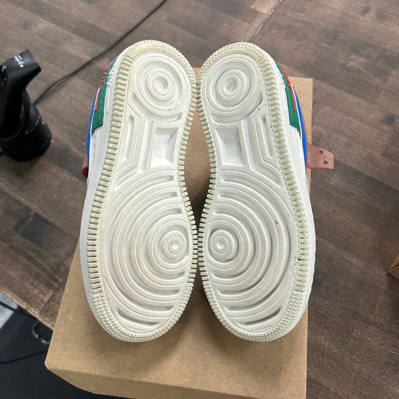 Nike Air Force 1 Low Shadow Sail Signal Blue Green (US 5.5W) (USED,No Box)