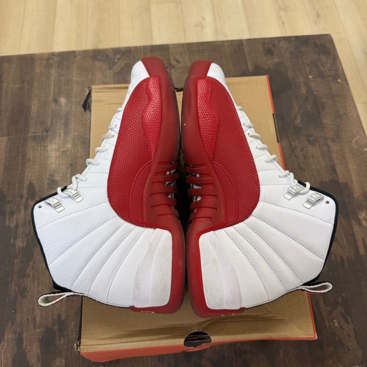 Jordan 12 Retro Cherry (2023) Size 10.5 (Pre-Owned) - Image 4