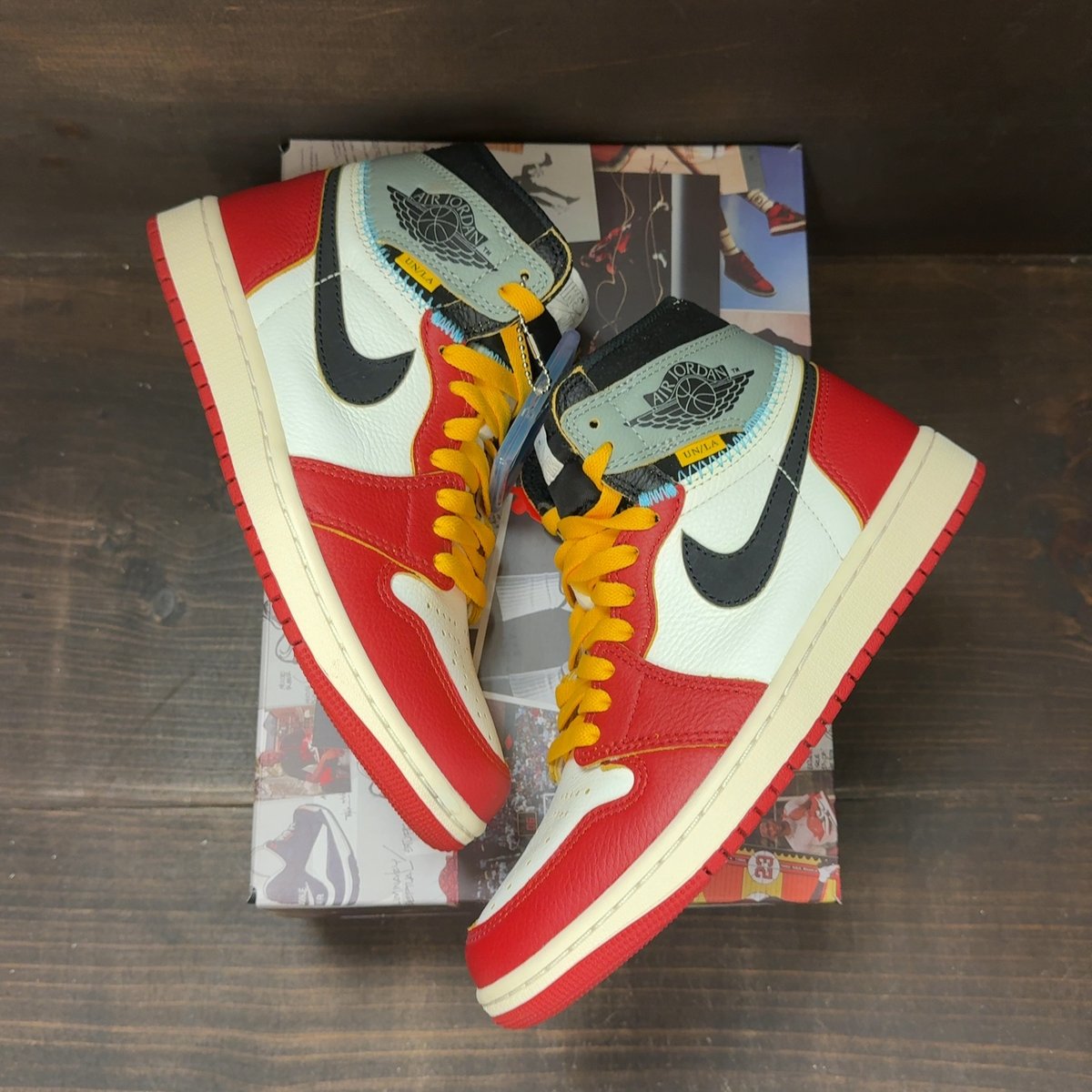Jordan 1 Retro High OG SP Union LA Chicago Shadow Size 6.5 (Pre-Owned) - back
