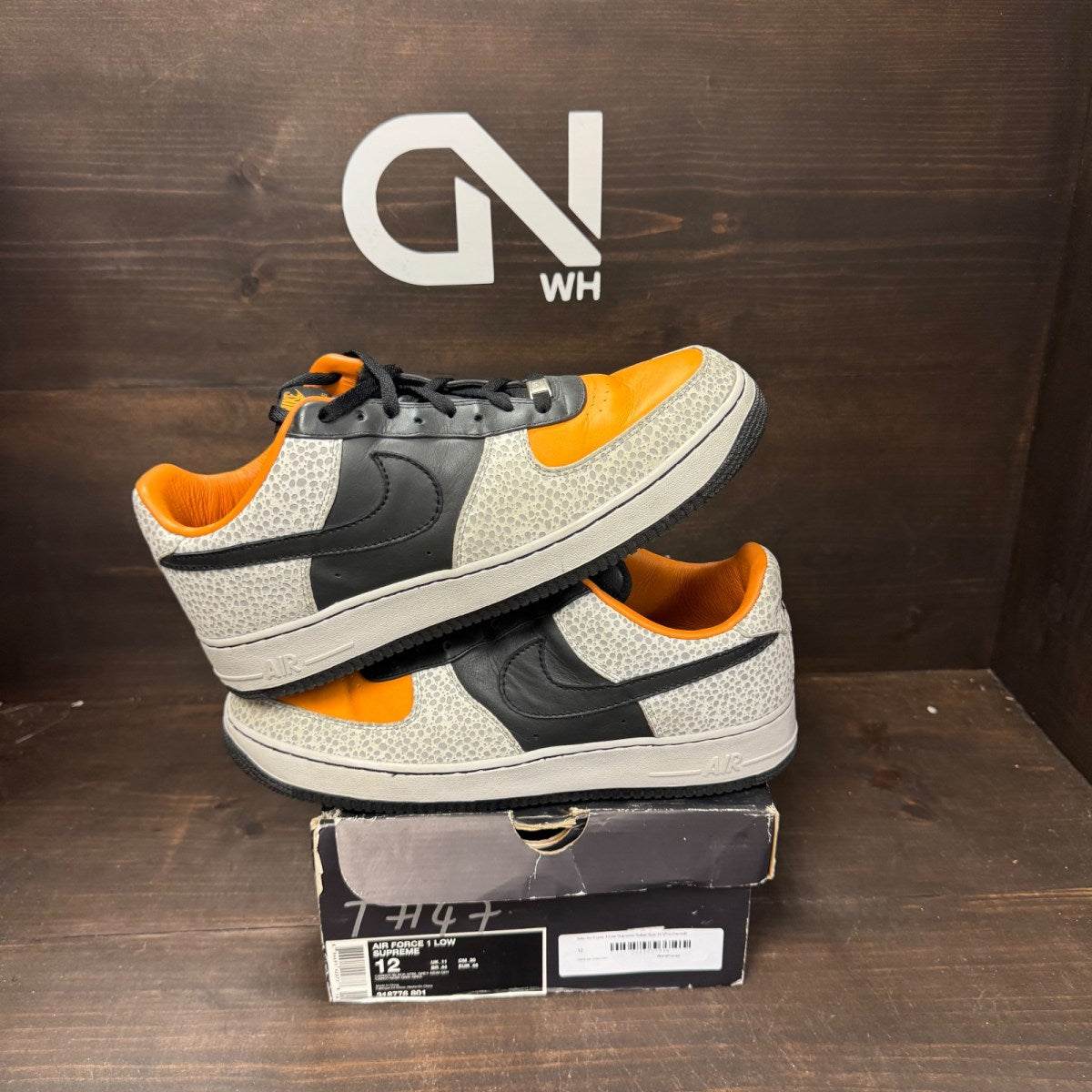 Nike Air Force 1 Low Supreme Safari - Image 1