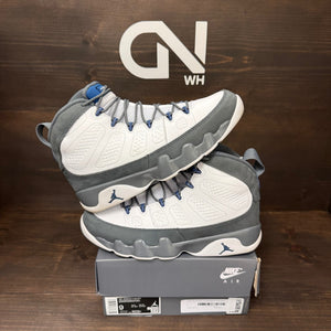 Jordan 9 Retro Flint Grey French Blue (2026) - Image 1