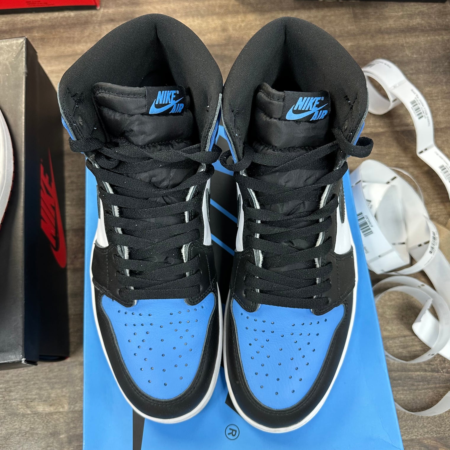 UNC Toe Jordan 1 High (USED)