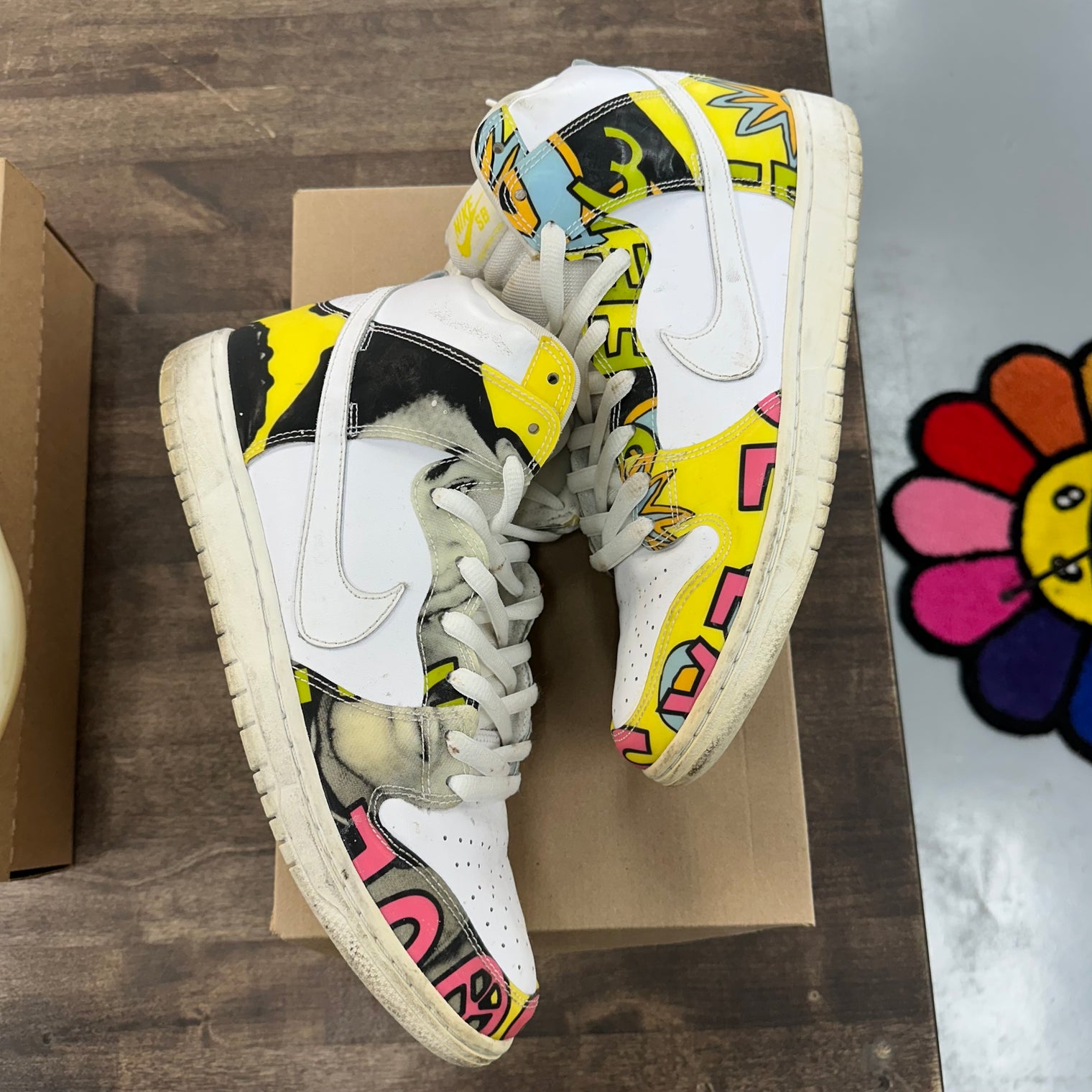 De La Soul Nike SB Dunk High (2015) (USED, No Box)
