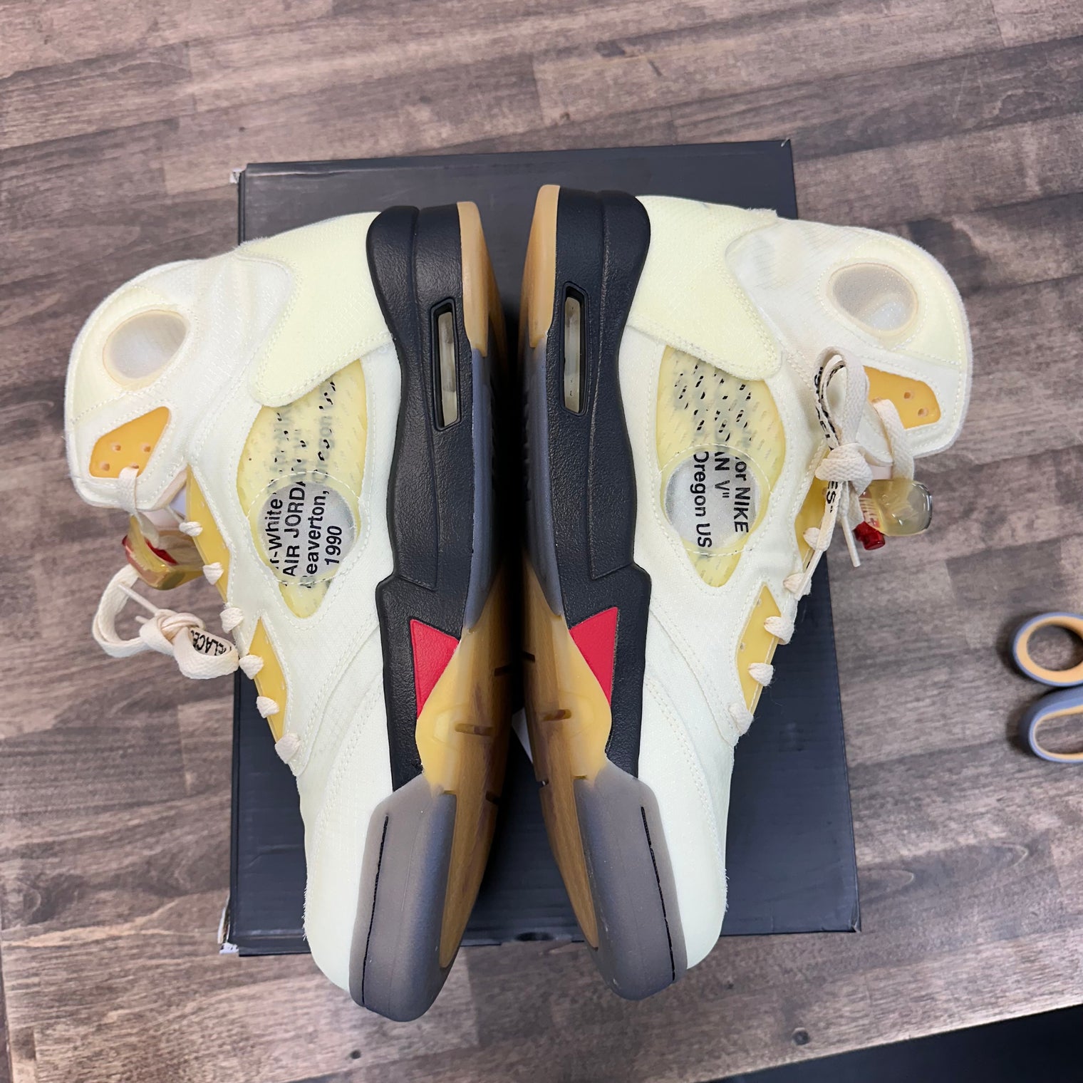 Jordan 5 Retro Off-White Sail (US 13) (Lightly Worn)
