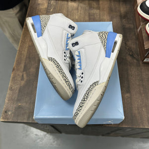 Jordan UNC Jordan 3 Retro (2020) (USED) Size 9 (Pre-Owned) - Image 1