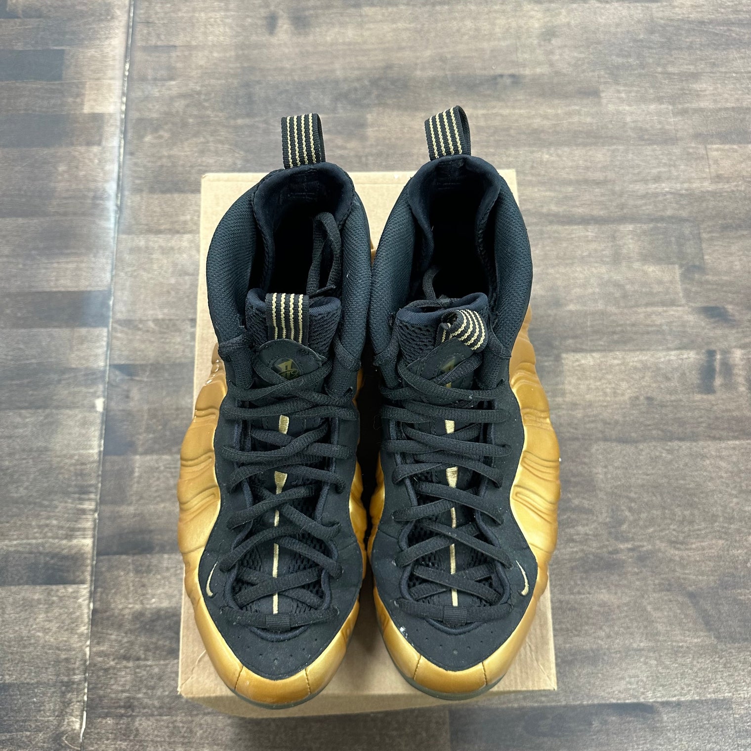 Metallic Gold Nike Air Foamposite One (USED, No Box)
