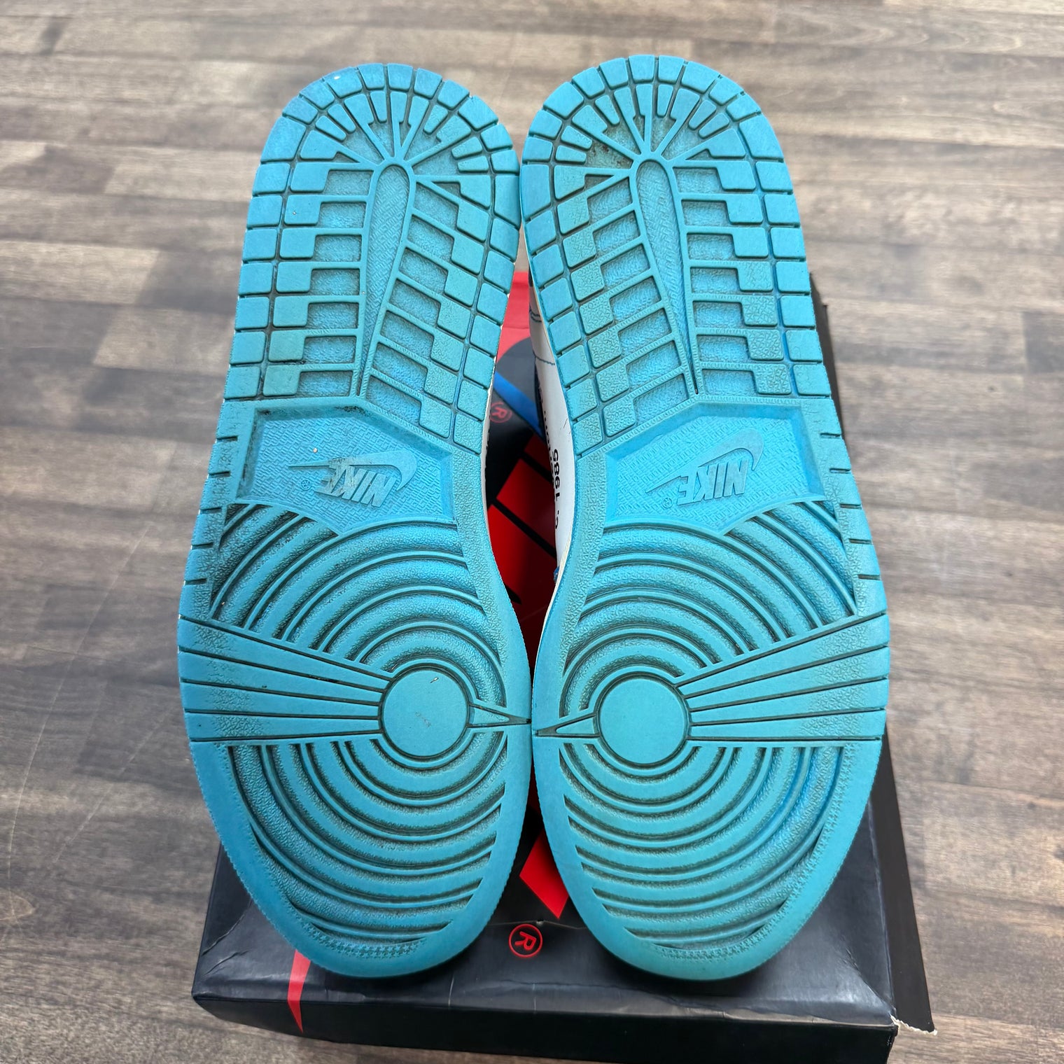 UNC Off-White Jordan 1 High Retro (USED)