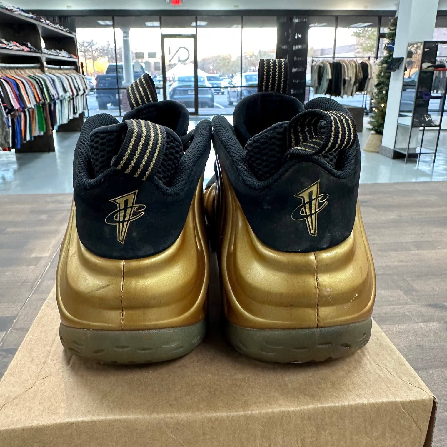 Metallic Gold Nike Air Foamposite One (USED, No Box)
