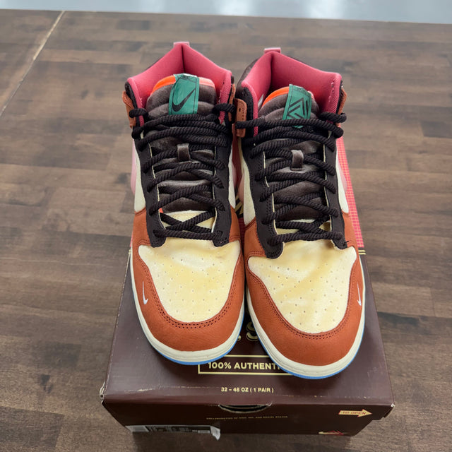 Social Status Free Lunch Chocolate Milk Nike Dunk Mid (USED)