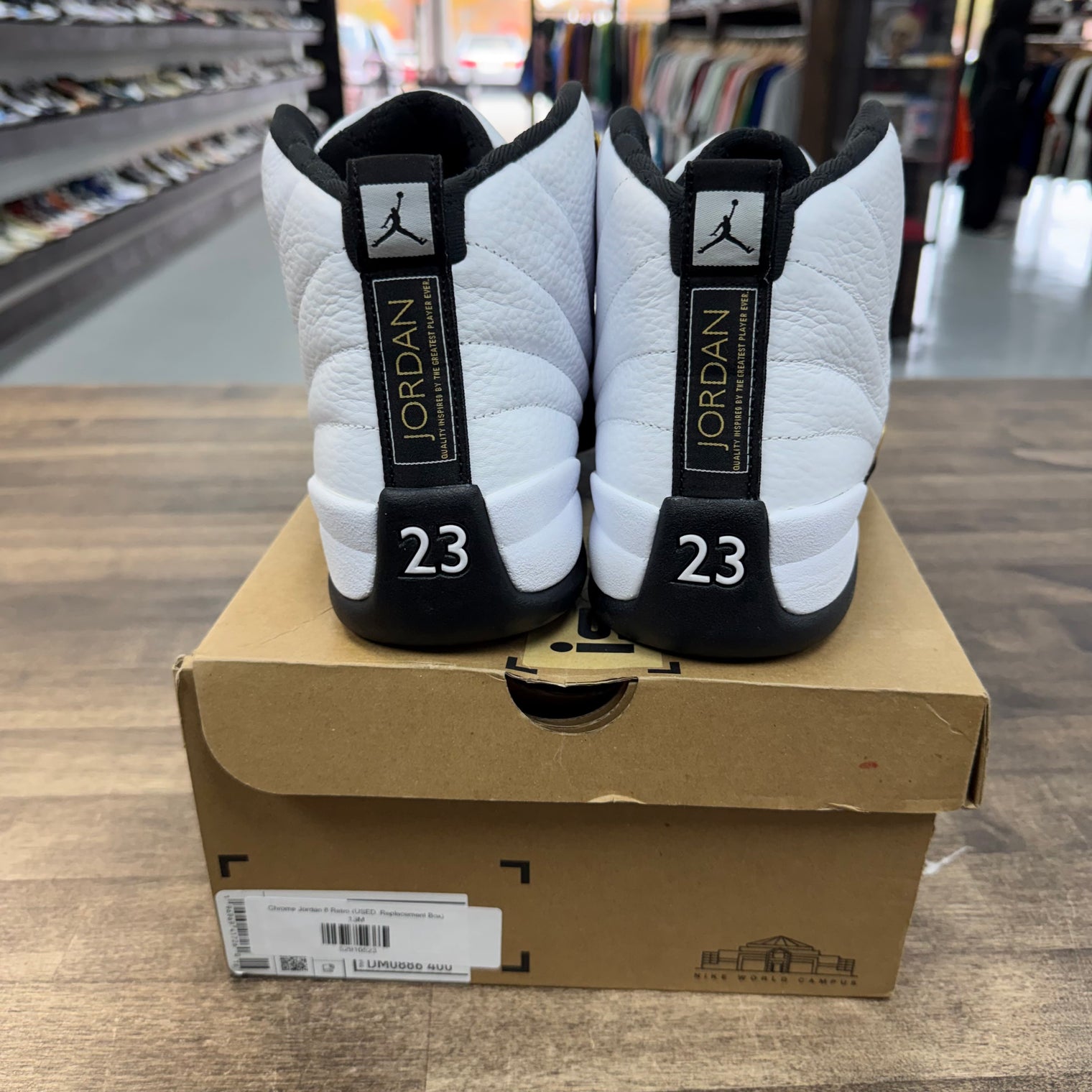 Royalty Taxi Jordan 12 Retro (USED, Replacement Box)