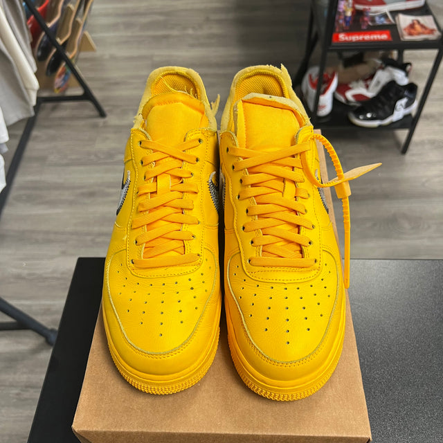 Off-White ICA University Gold Air Force 1 Low (USED, No box)