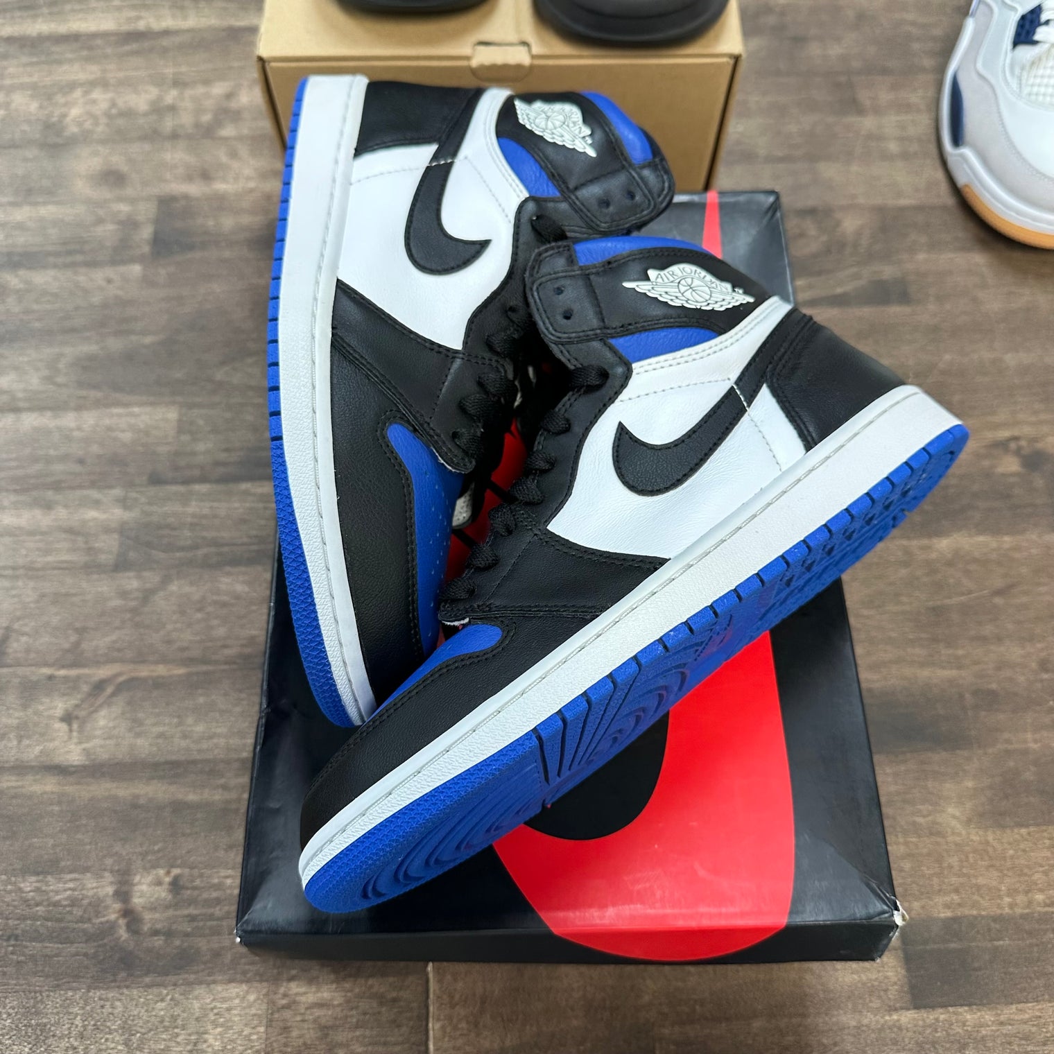Royal Toe Jordan 1 High (USED)