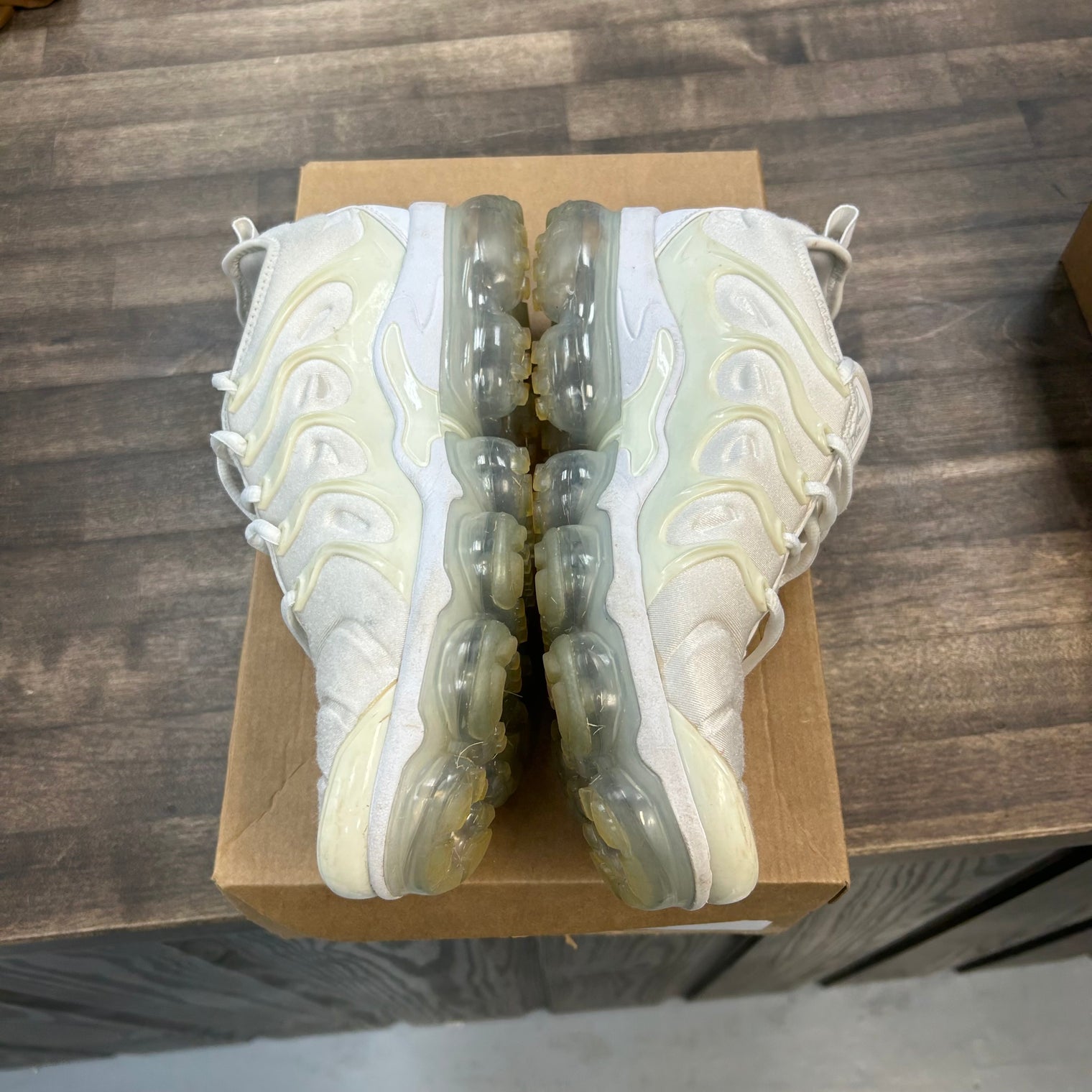 Nike Air VaporMax Plus White (USED, No Box)