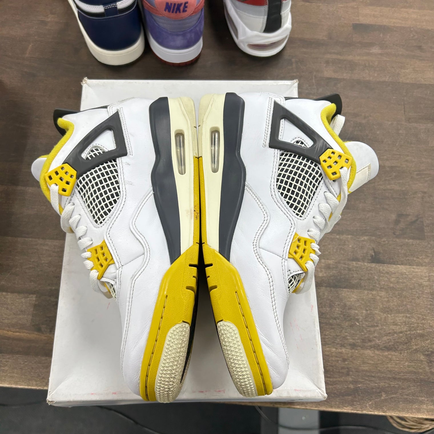 Vivid Sulfur Jordan 4 Retro (Women's) (USED)