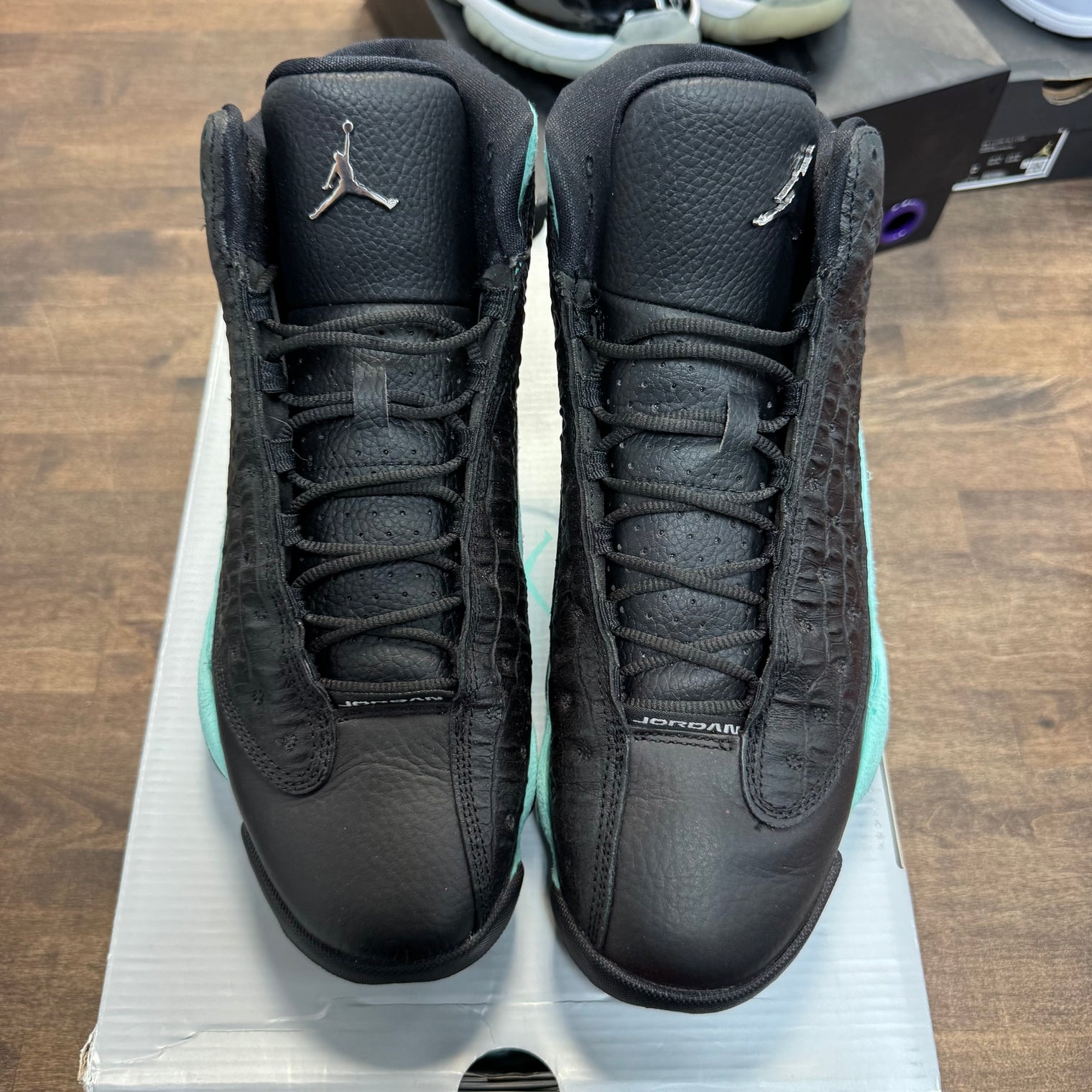 Black Island Green Jordan 13 Retro (USED)