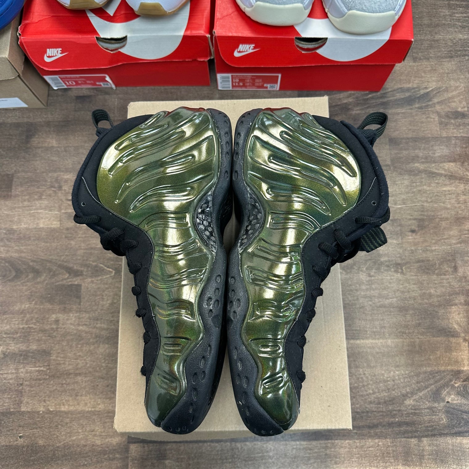 Legion Green Nike Air Foamposite One (USED, No Box)