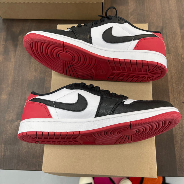Black Toe Jordan 1 Low OG (USED,No Box)