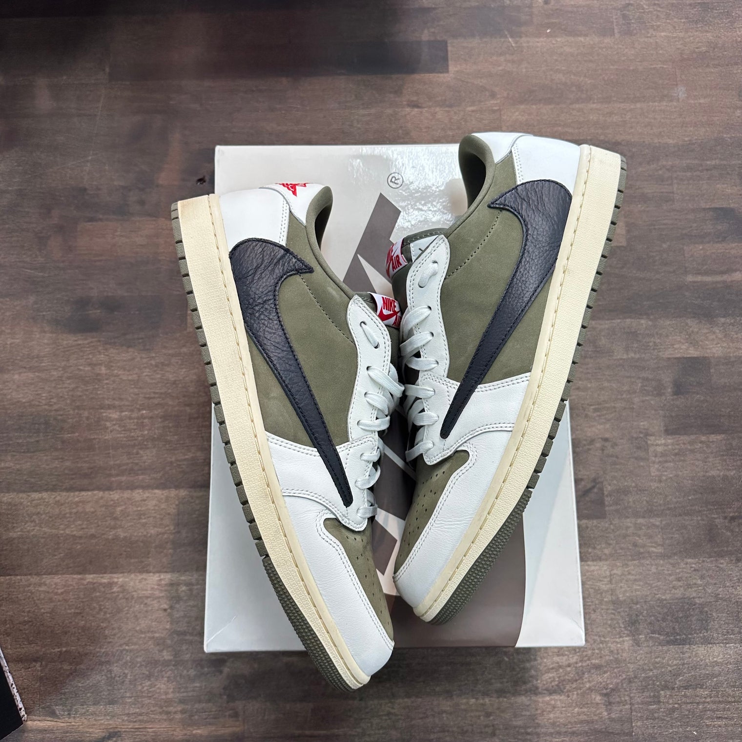 Jordan 1 Retro Low OG SP Travis Scott Medium Olive (US 14) (USED)
