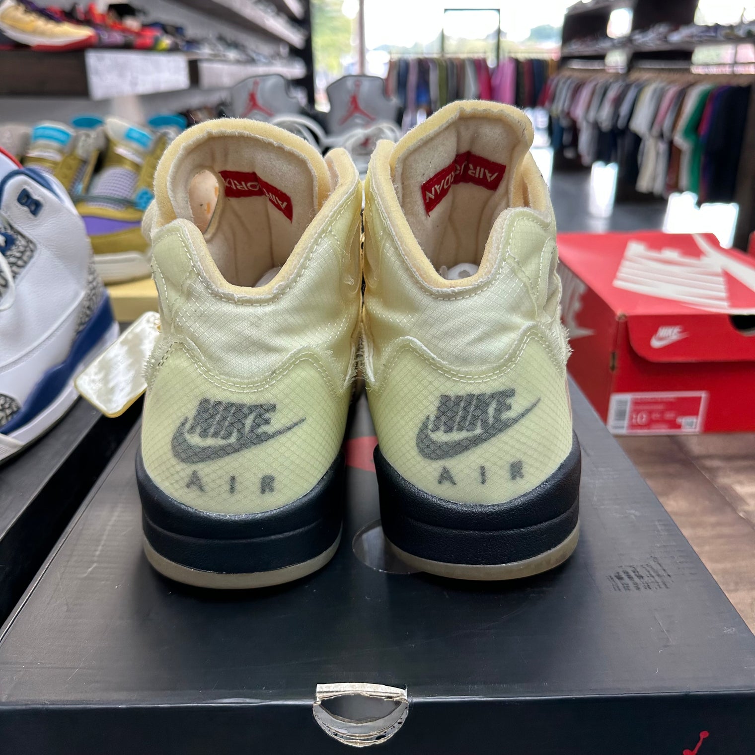 Off-White Sail Jordan 5 Retro (USED)