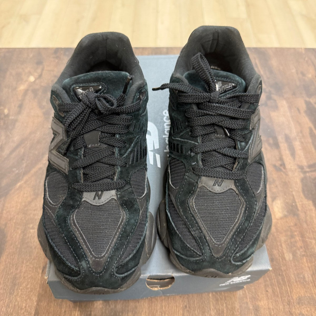 New Balance 9060 Triple Black - Image 2