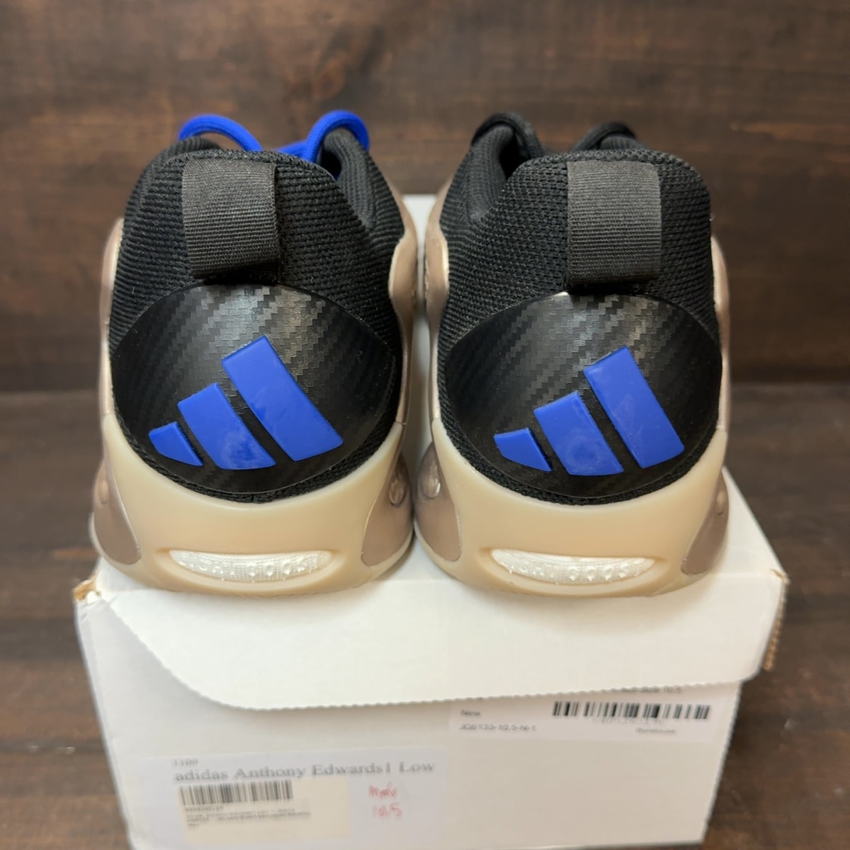 adidas AE 1 Low Champagne Metallic Size 10.5 - Image 5