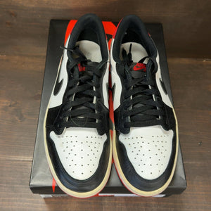 Jordan 1 Retro Low OG Black Toe (2023) Size 10 (Pre-Owned) - tag