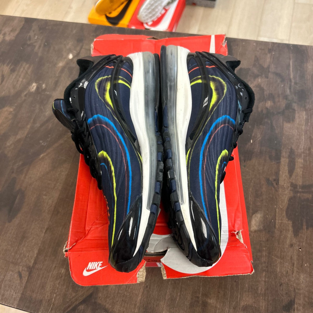 Nike Air Max Deluxe Black Midnight Navy Size 14 (Pre-Owned) - Image 3