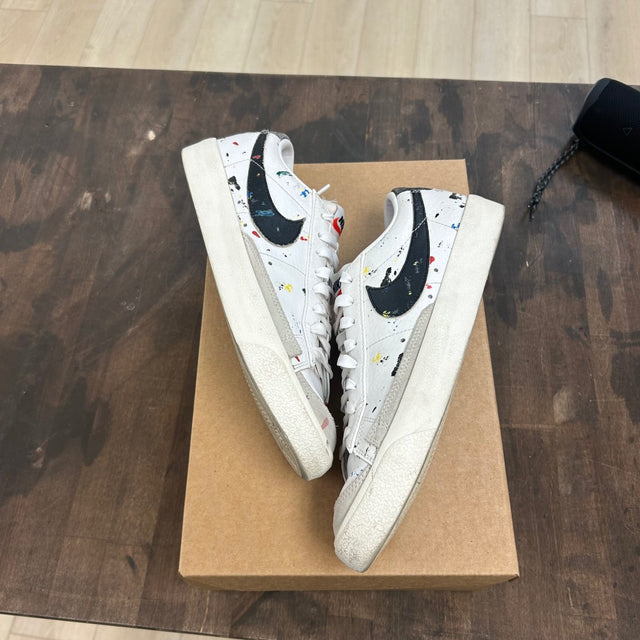 Nike Blazer Low 77 Paint Splatter Size 9 (Pre-Owned) - Image 1