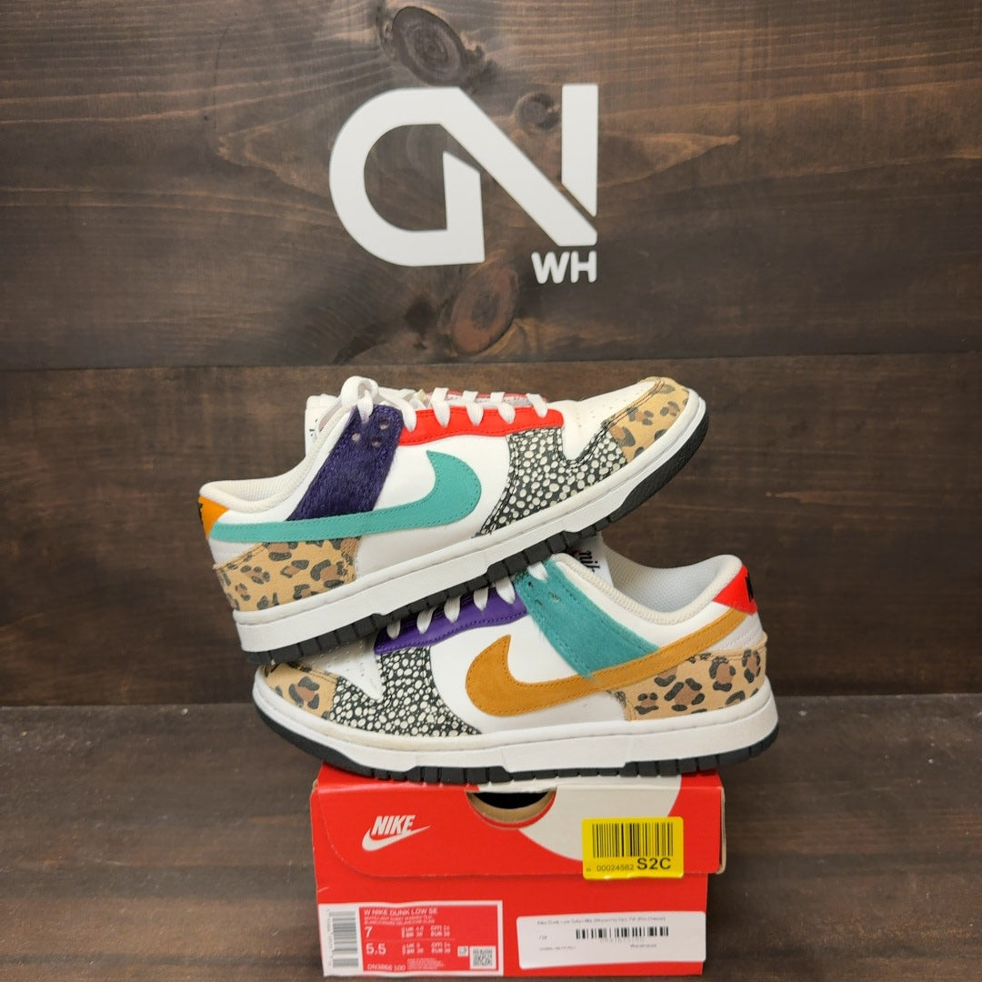 Nike Dunk Low Safari Mix (Women's) - Image 1