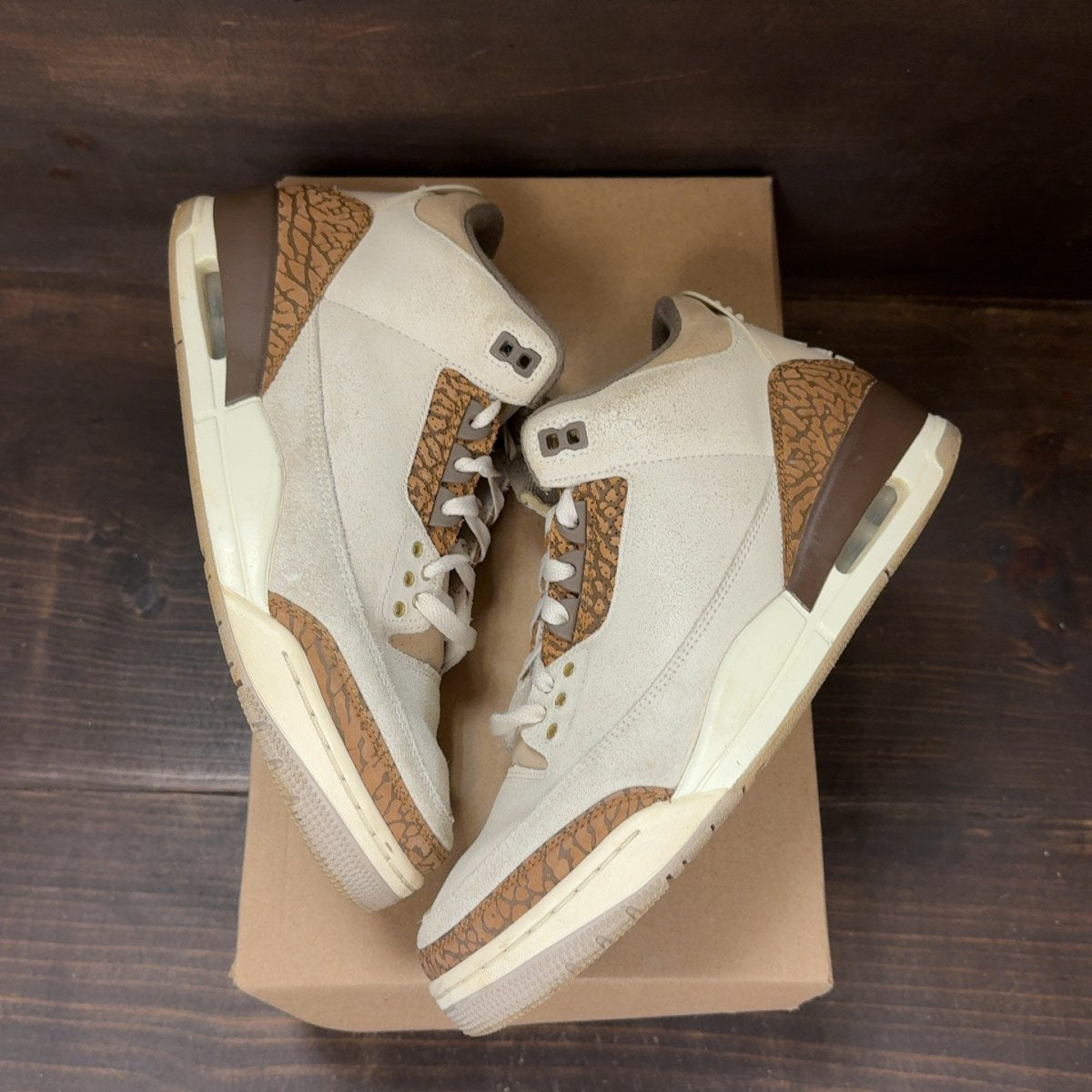Jordan 3 Retro Palomino Size 9 (Pre-Owned) - Image 2