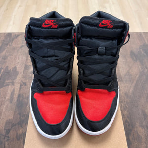 Jordan 1 Retro High OG Satin Bred (Women's) Size 11W (Pre-Owned) - Image 2