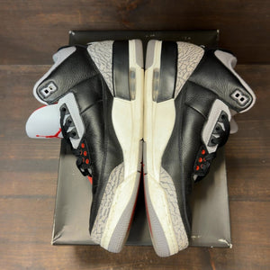 Jordan 3 Retro OG Black Cement (2024) Size 11.5 (Pre-Owned) - aux