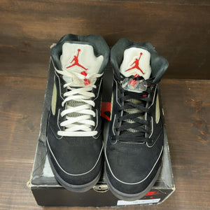 Jordan 5 Retro OG Black Metallic Reimagined Size 11.5 (Pre-Owned) - tag