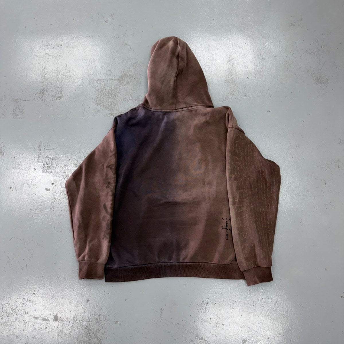Travis Scott x Nike x FC Barcelona Spray Logo Hoodie Black Size XL (Pre-Owned) - Image 2