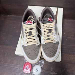 Jordan 1 Retro Low OG SP Travis Scott Reverse Mocha Size 9 (Pre-Owned) - back