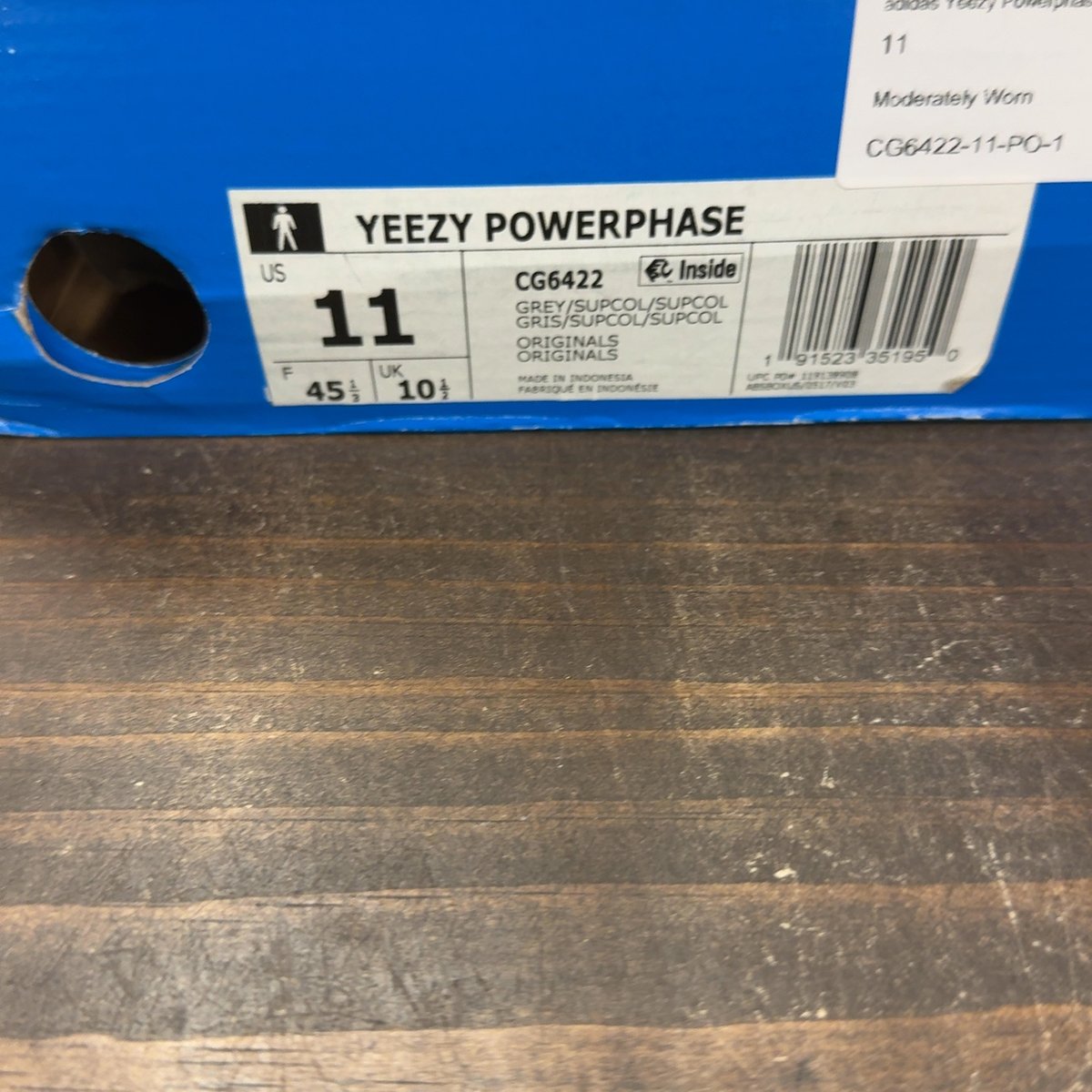 adidas Yeezy Powerphase Calabasas Grey Size 11 (Pre-Owned) - aux