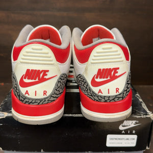 Jordan 3 Retro Fire Red (2022) Size 10 (Pre-Owned) - aux