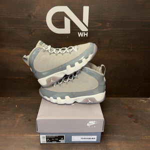 Jordan 9 Retro Cool Grey (2025) (GS) Size 7Y - front