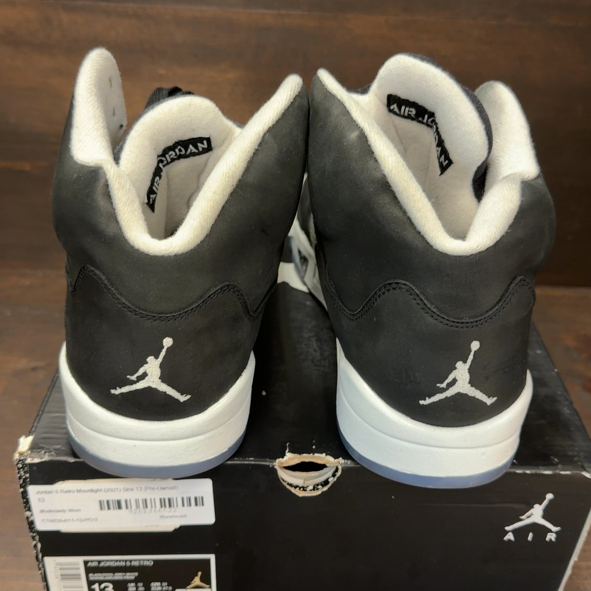 Jordan 5 Retro Moonlight (2021) Size 13 (Pre-Owned) - aux