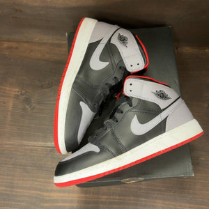 Jordan 1 Mid Bred Shadow (GS) - Image 2