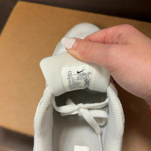 Nike Air Max 90 Leather Triple White Size 6.5 (Pre-Owned) - aux