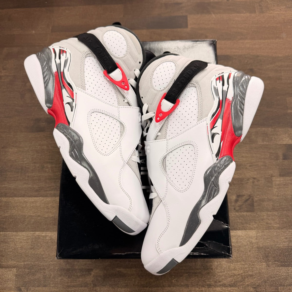 Jordan 8 Retro White True Red (2025) - Image 1