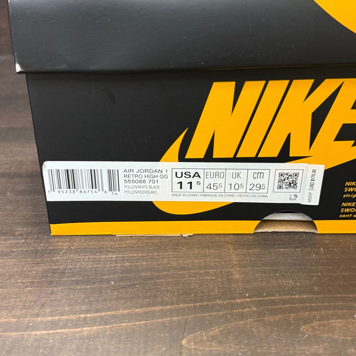 Jordan 1 Retro High Pollen - Image 6