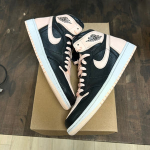 Jordan 1 Retro High Black Crimson Tint Size 10 (Pre-Owned) - Image 1