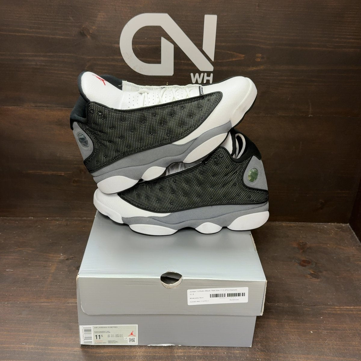 Jordan 13 Retro Black Flint Size 11.5 (Pre-Owned) - front